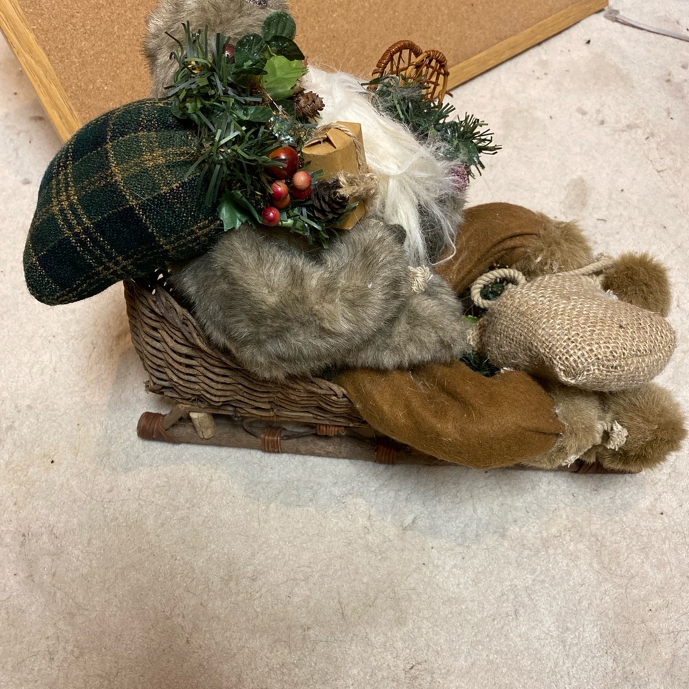 Santa and sleigh